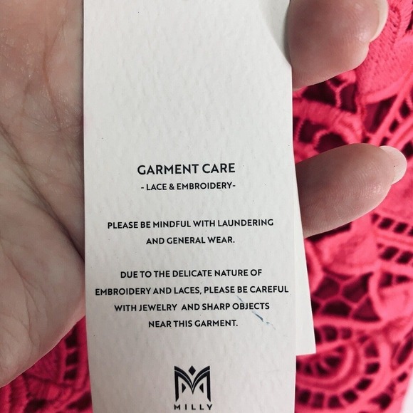 Milly Luisa Sweetheart Lace Strapless Sheath Dress Womens Size 4 NWT $525 - Picture 11 of 16